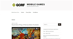 Desktop Screenshot of gorf.com